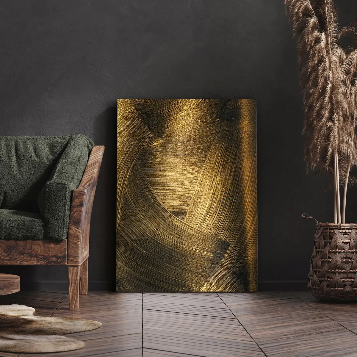 Canvas picture - In a Golden Labirynth - 65x120 cm