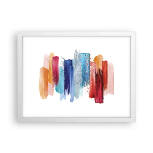 Poster in white frmae - Up and Down - 40x30 cm