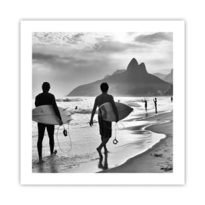 Poster - Samba for One Wave - 50x50 cm