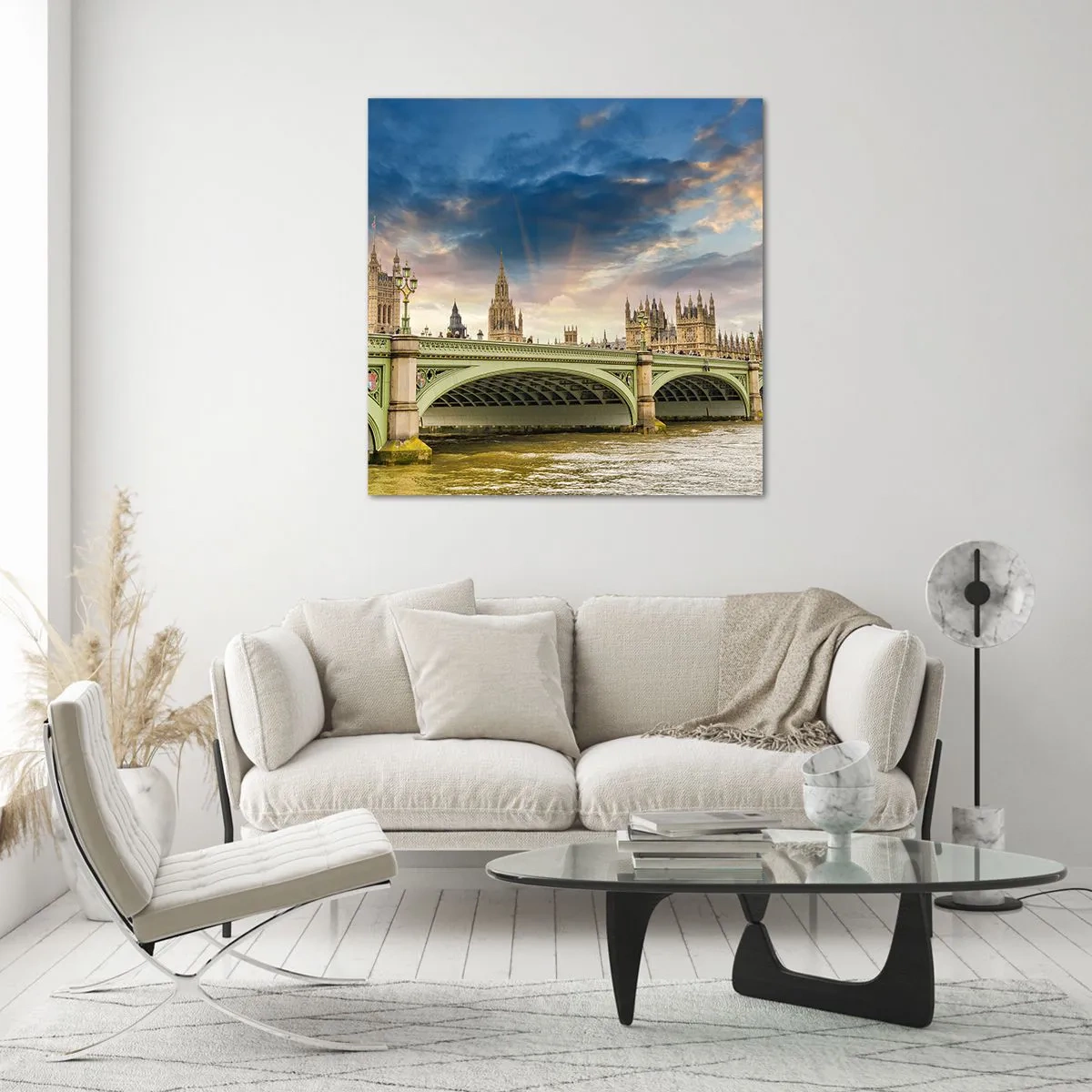 Glass picture - Time Stood Still in the Imperium - 70x70 cm