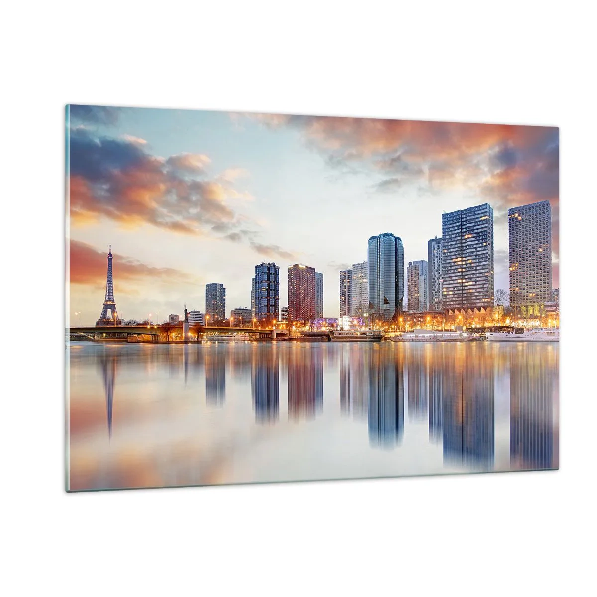 Glass picture - Monumental Peace of Paris - 120x80 cm