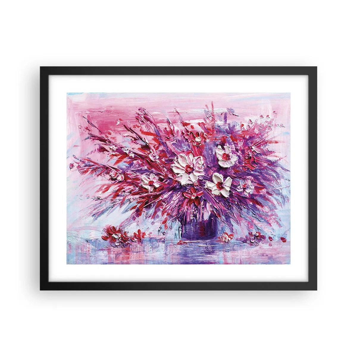 Poster in black frame - Innocence and Passion - 50x40 cm