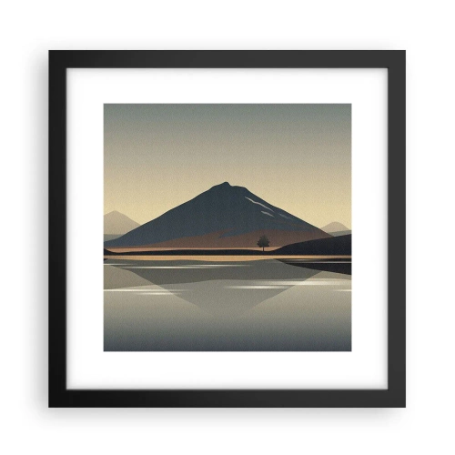 Poster in black frame - Mirror Image - 30x30 cm