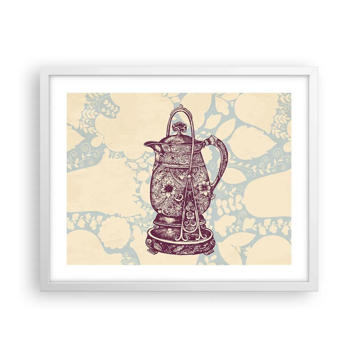 Poster in white frmae - Beauty of Ordinary Life - 50x40 cm