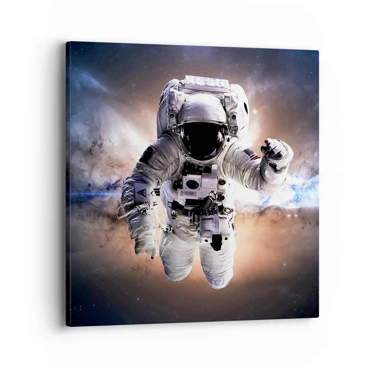 Canvas picture - Greetings from Space - 40x40 cm