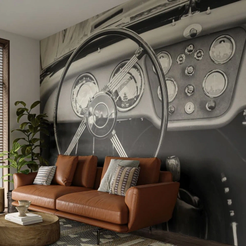 Self-Adhesive Photo Wallpaper Deluxe Sticker - Collector's Dream - Car, Vintage, Automotive - 150x105 cm