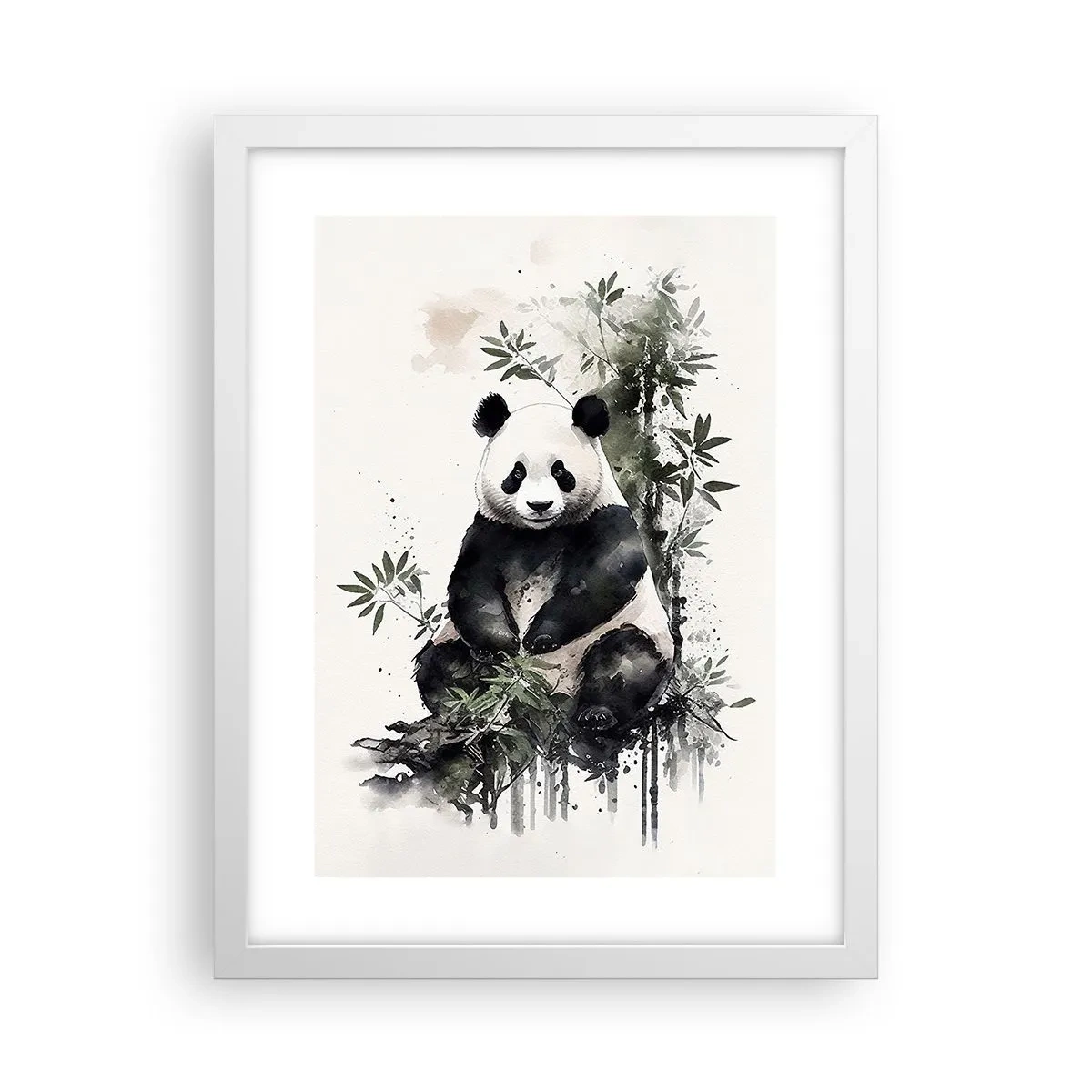 Poster in white frmae - Greetings from China - 30x40 cm