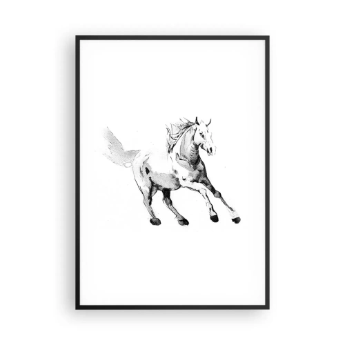 Poster in black frame - Untamed Soul - 70x100 cm