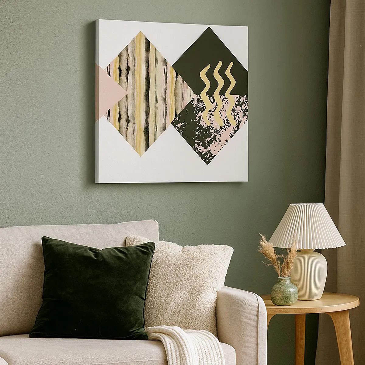 Canvas picture - Not So Straightforward - 30x30 cm