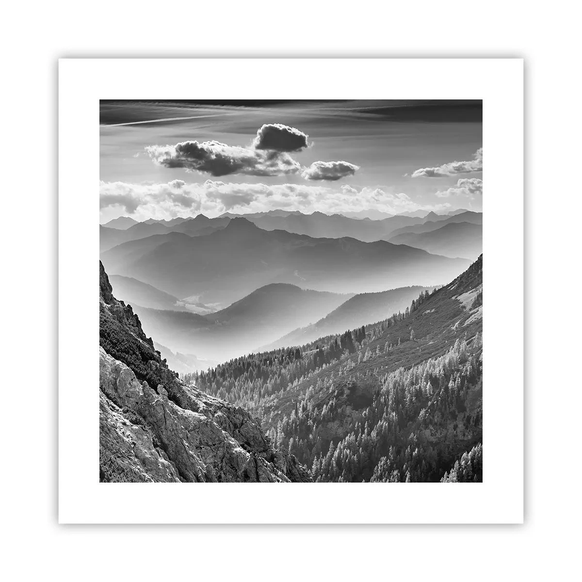 Poster - All the Way to the Horizon - 40x40 cm