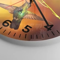 Clock face with numbers