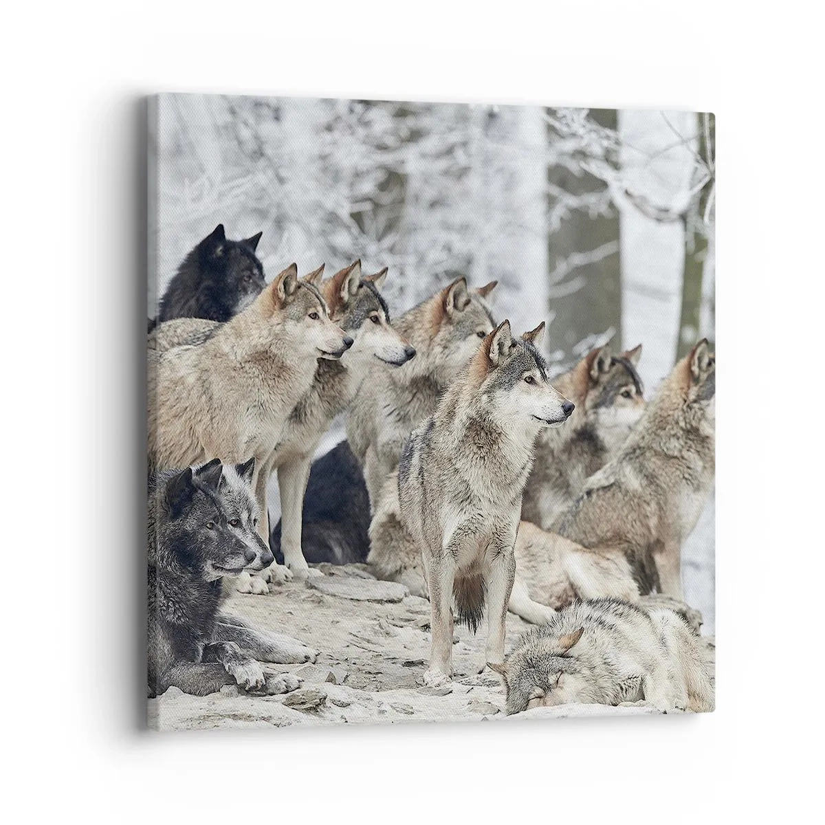 Canvas picture - Family and Friends - 40x40 cm