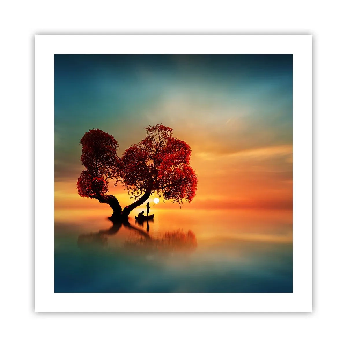 Poster - Far Away and Lost to the World - 50x50 cm