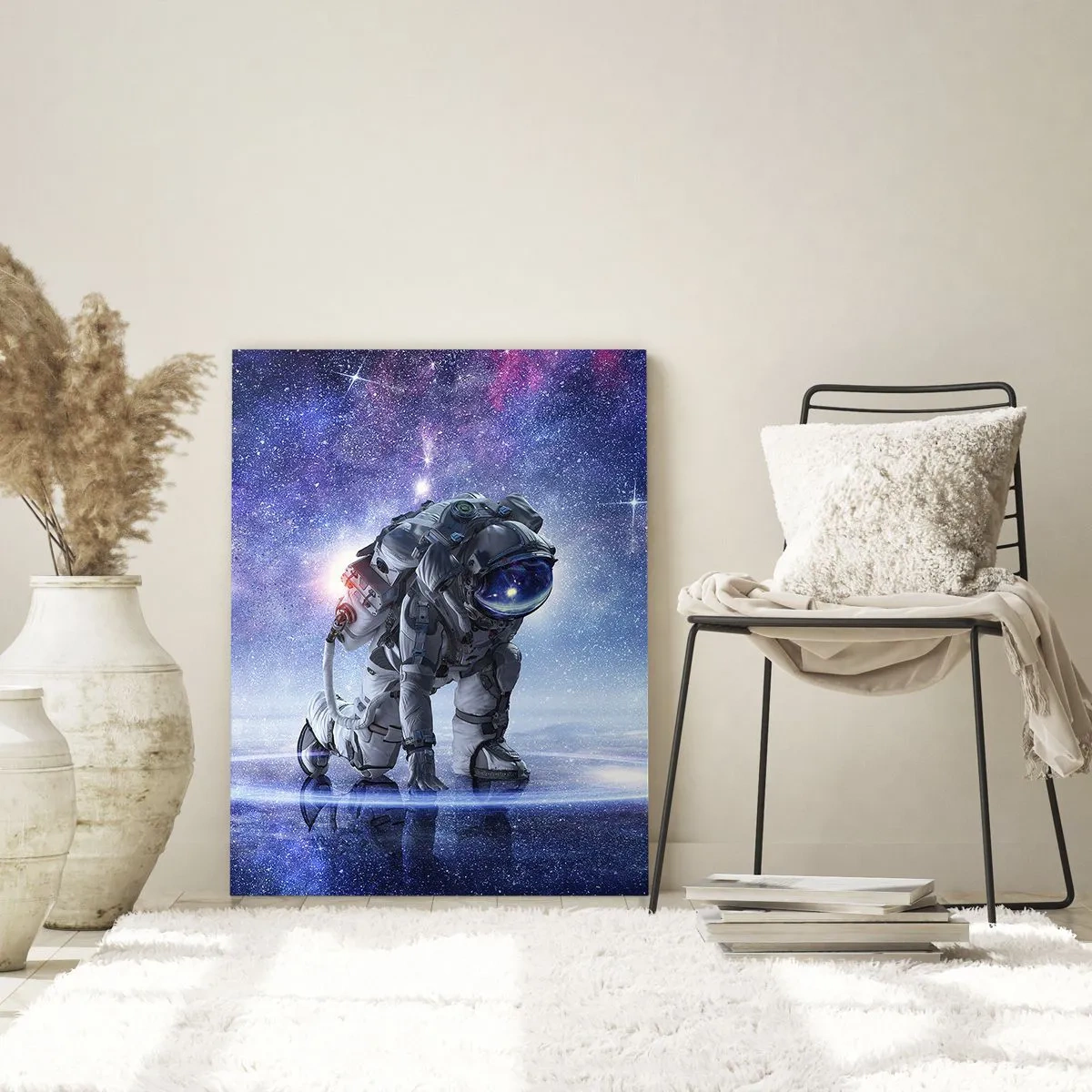 Glass picture - Starry Night above Me - 70x100 cm