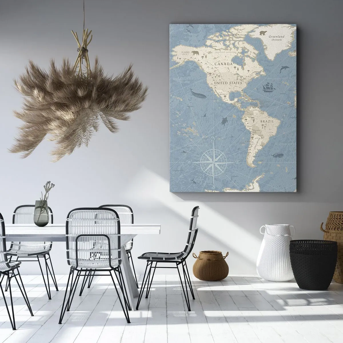 Canvas picture - World Within Your Fingertips - 50x70 cm