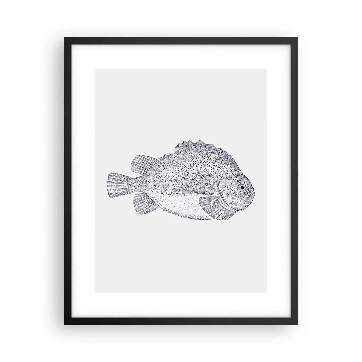 Poster in black frame - For Natural Scientist's Album - 40x50 cm