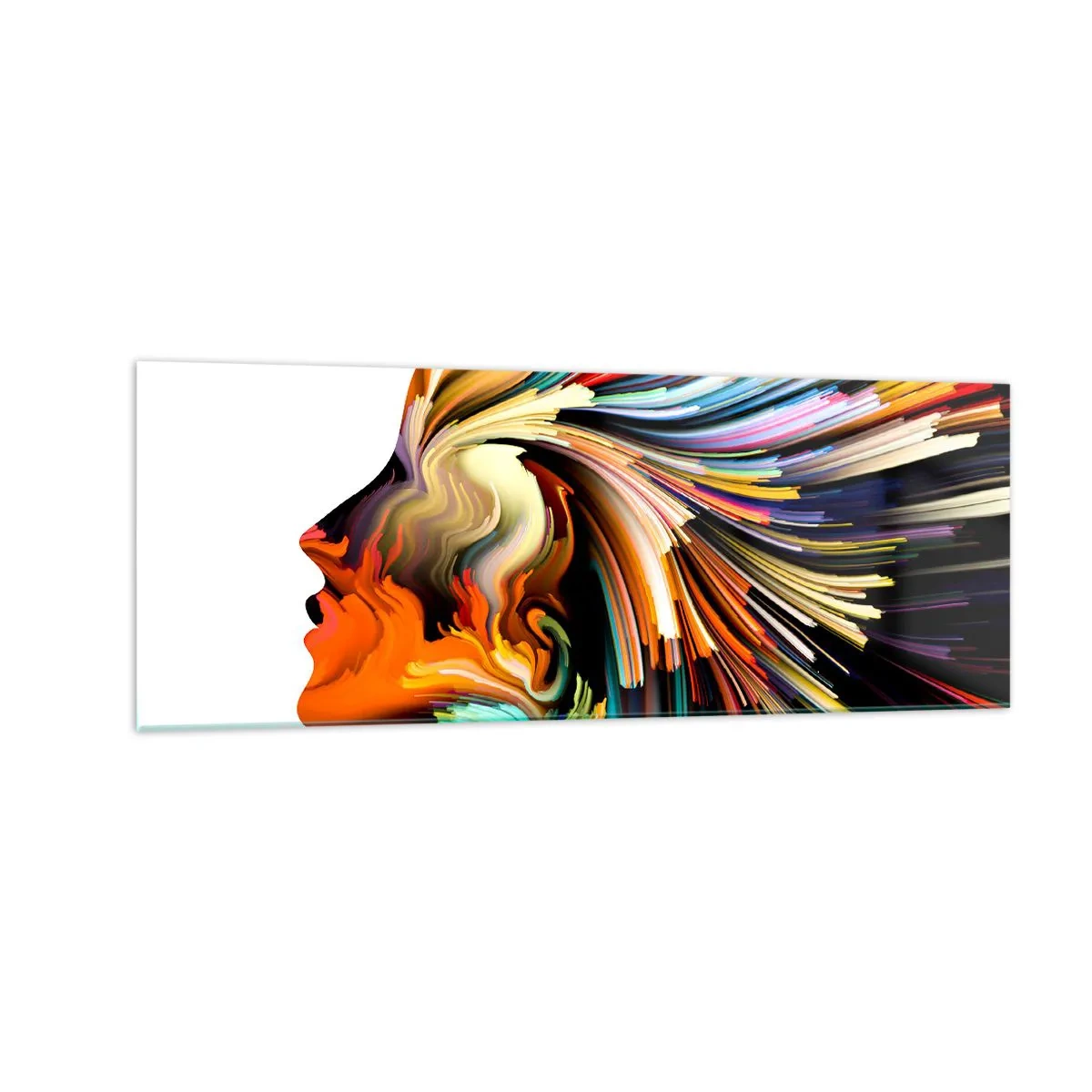 Glass picture - Explosion of Imagination - 140x50 cm