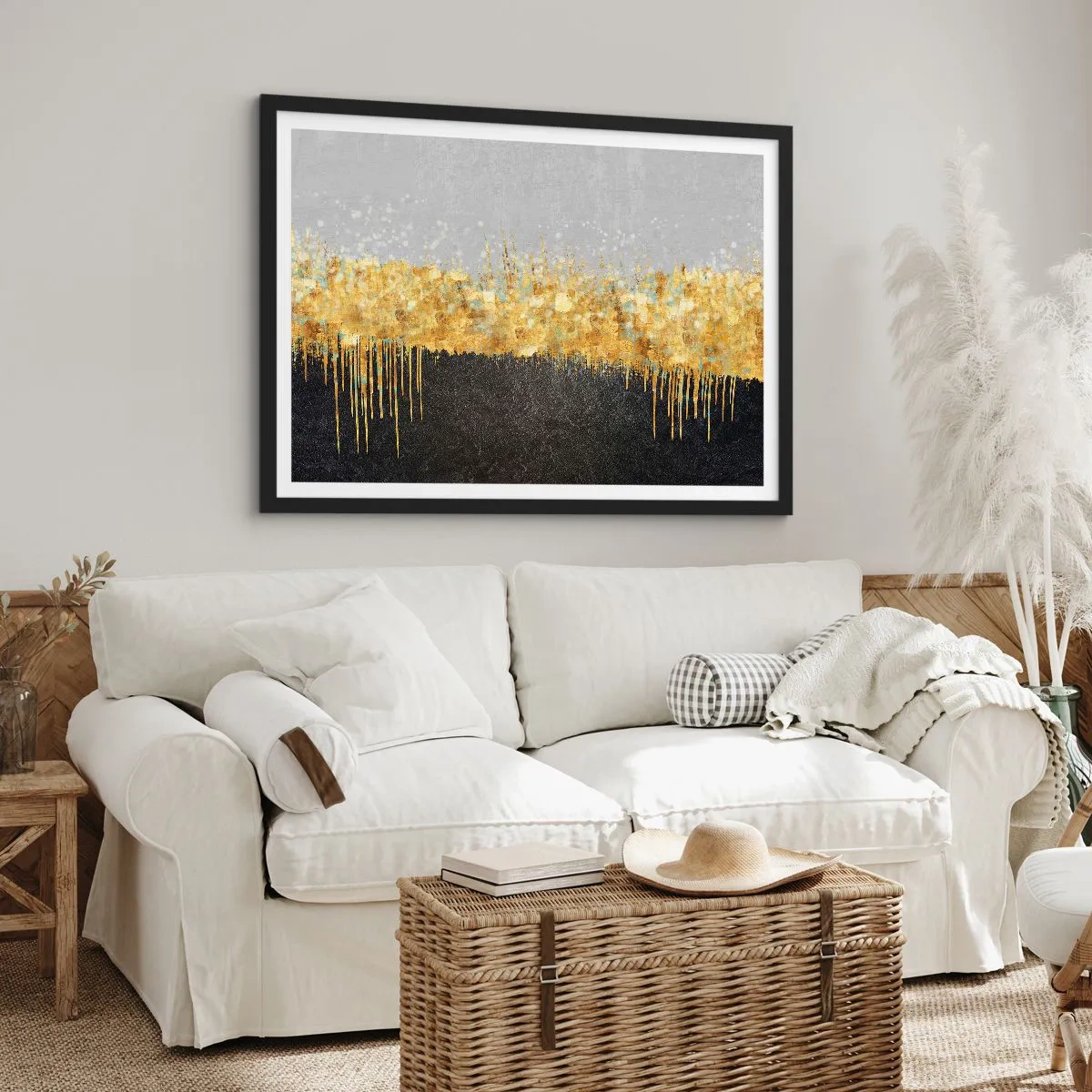 Poster in black frame - In and Up - 70x50 cm
