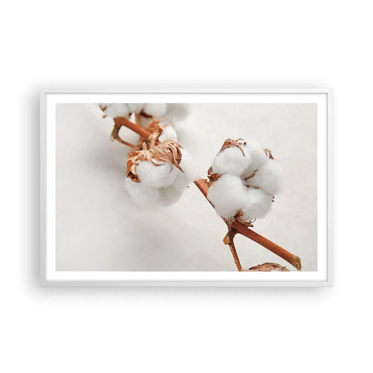 Poster in white frmae - Just Cuddle It - 91x61 cm