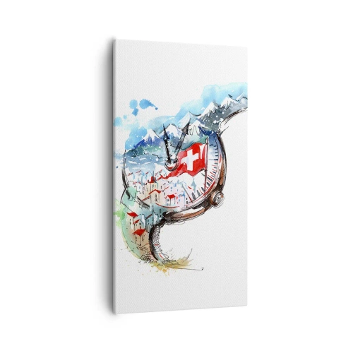 Canvas picture - Spirit of Switzerland - 55x100 cm