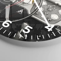 Clock face with numbers