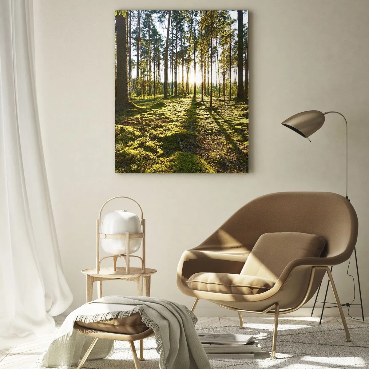 Glass picture - Deep in the Forest - 70x100 cm