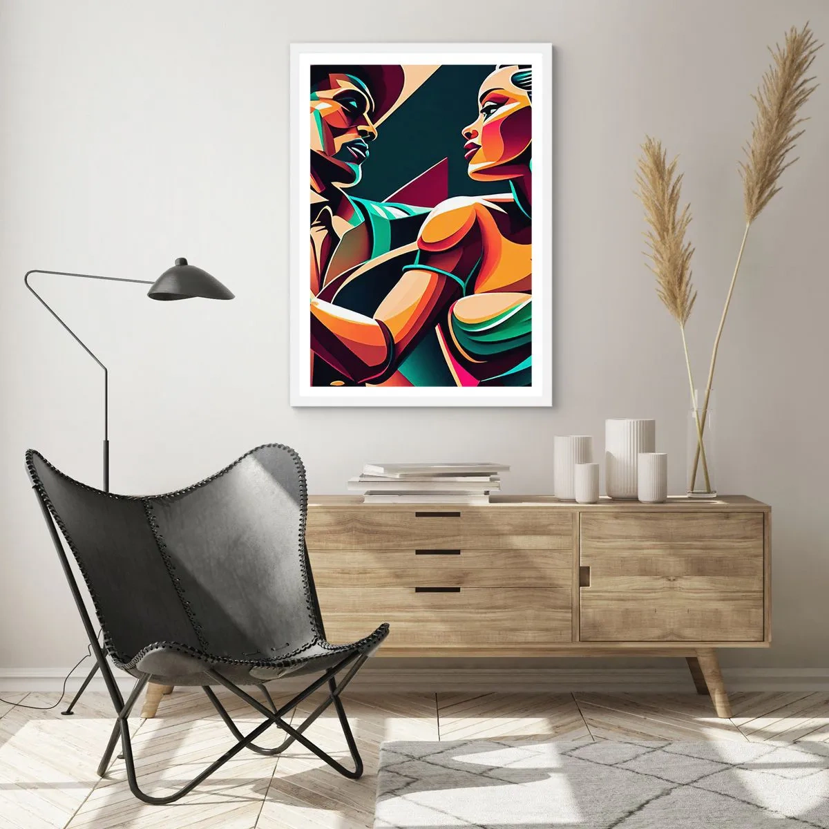 Poster in white frmae - In a Heartbeat - 70x100 cm