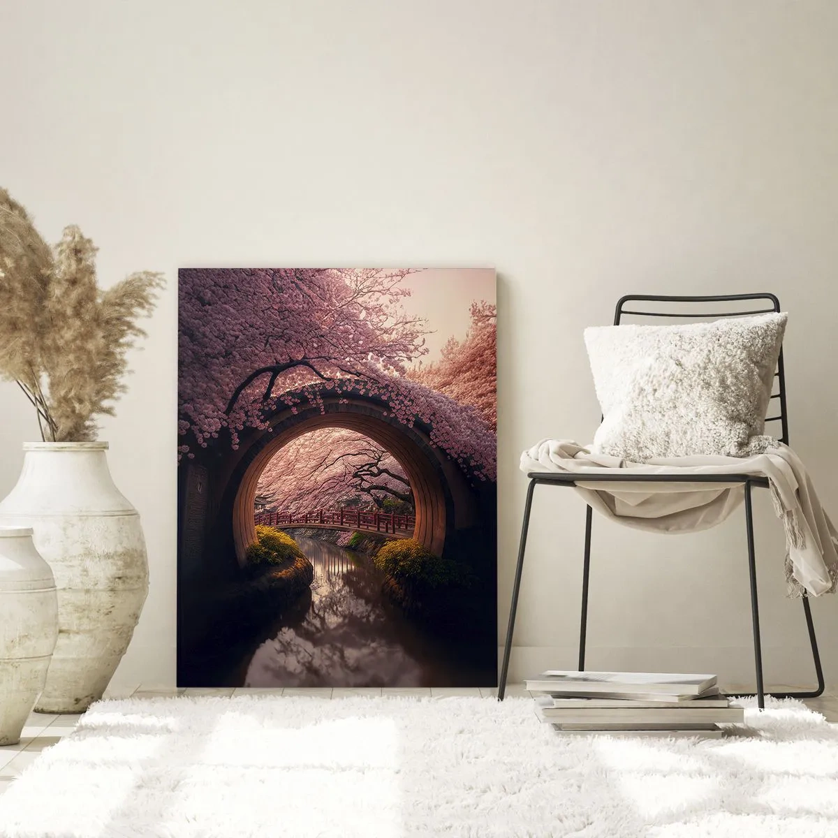 Glass picture - Japanese Spring - 70x100 cm