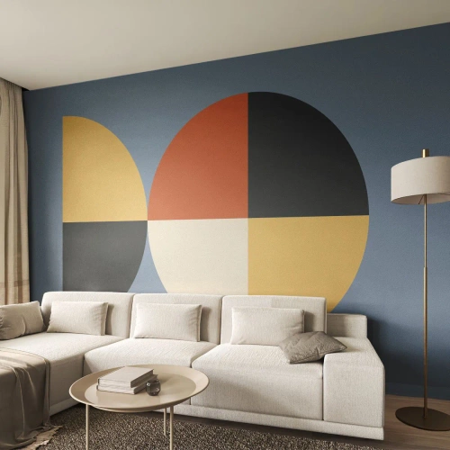 Photo Wallpaper Standard Eco - Look and Count - Abstraction, Graphics, Modern Art - 350x256 cm