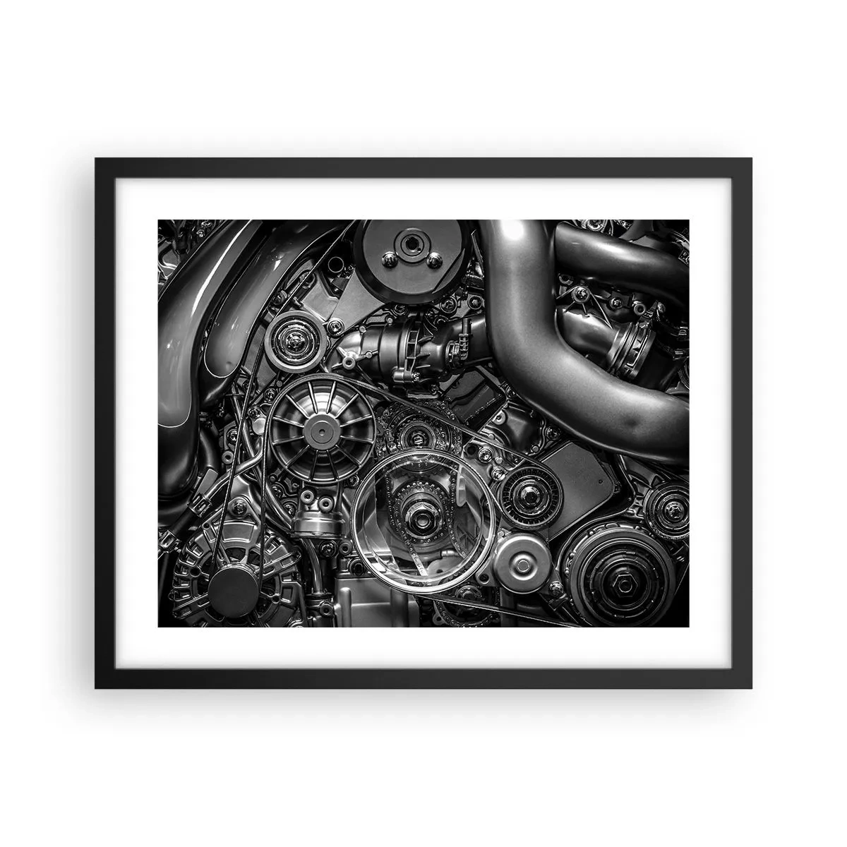 Poster in black frame - Poetry of Mechanics - 50x40 cm