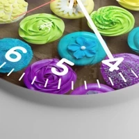 Clock face with numbers