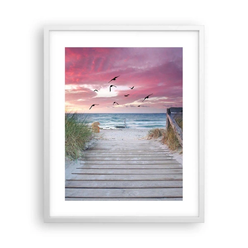Poster in white frmae - Baltic Impression - 40x50 cm
