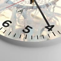 Clock face with numbers