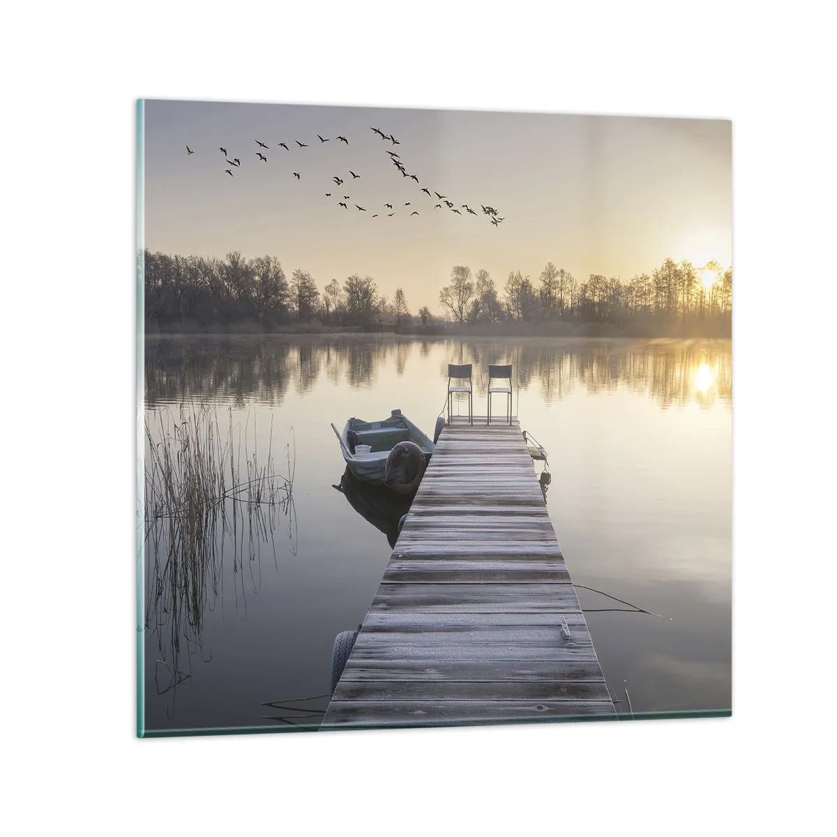 Glass picture - I Will Be Back Soon - 70x70 cm