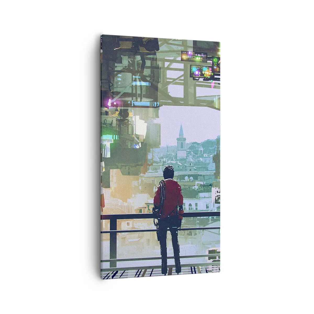 Canvas picture - Two Worlds - 55x100 cm