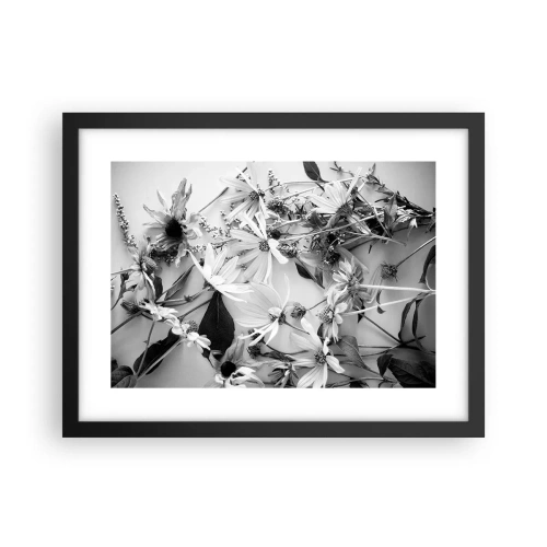 Poster in black frame - No-Bouquet of Flowers - 40x30 cm