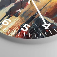Clock face with numbers