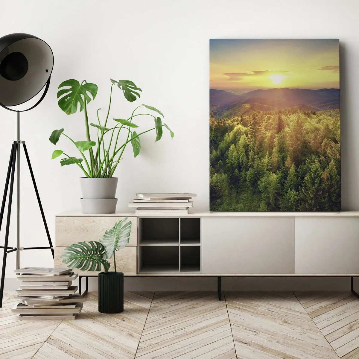 Canvas picture - Peaks and Summits - 80x120 cm