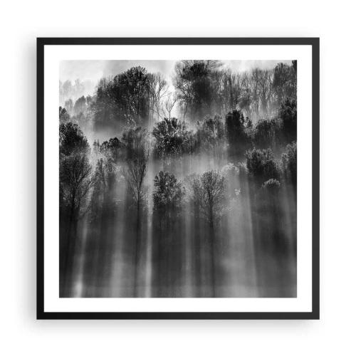 Poster in black frame - In the Streams of Light - 60x60 cm
