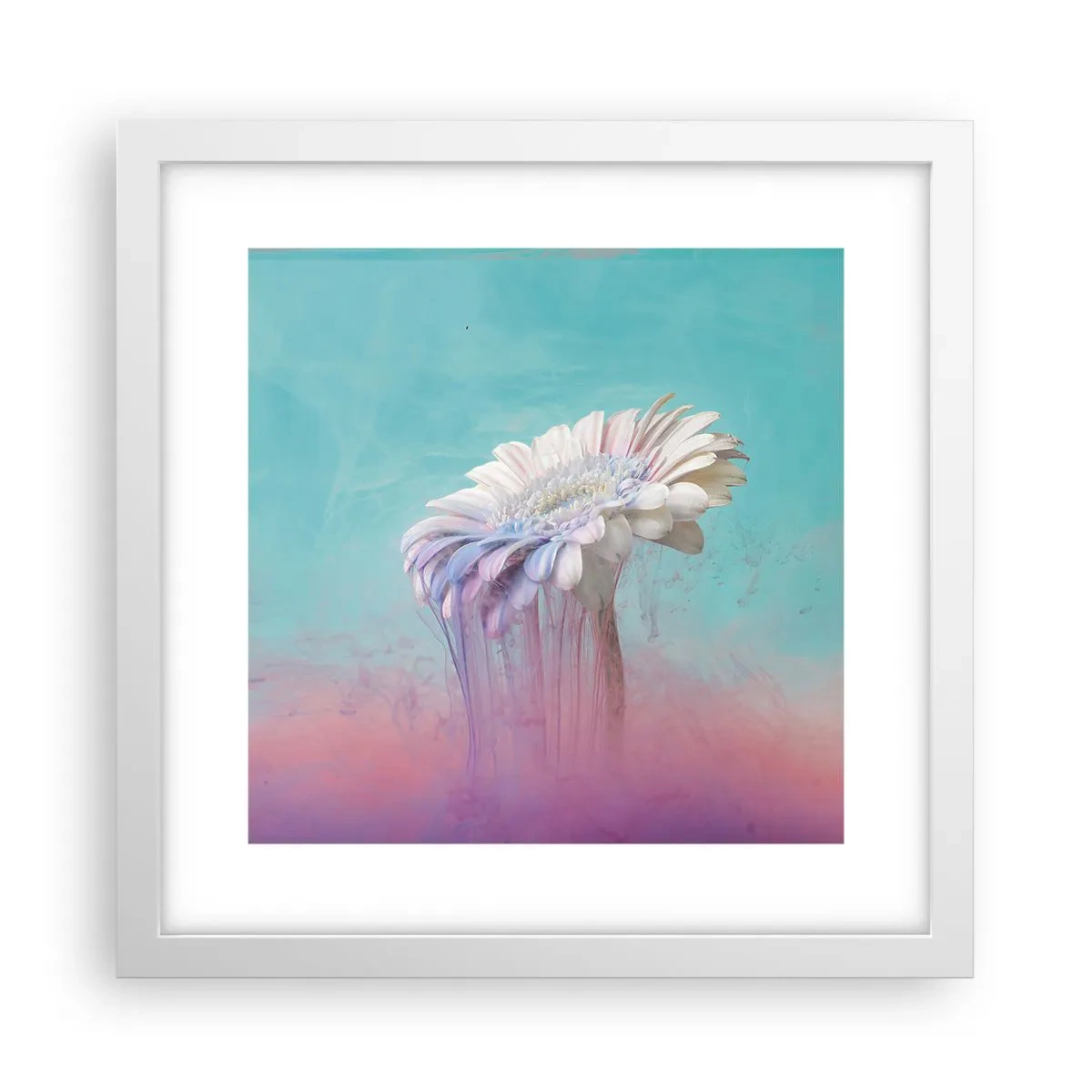 Poster in white frmae - Afterlife of Flowers - 30x30 cm