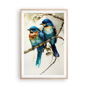 Poster in light oak frame - Is It Offended? - 61x91 cm