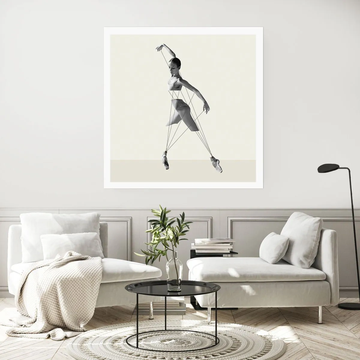 Poster - In the Theatre of the World - 60x60 cm