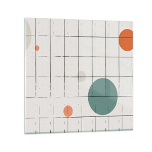 Glass picture - Imprisoned. Us or Them? - 40x40 cm