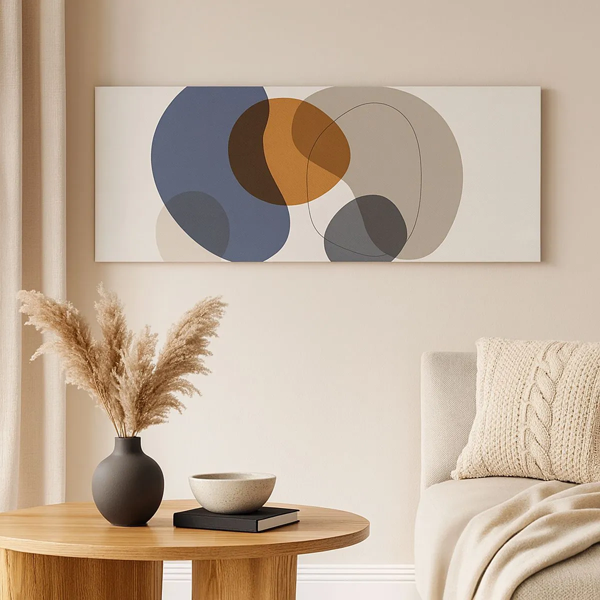 Canvas picture - Drops of Colours - 100x40 cm