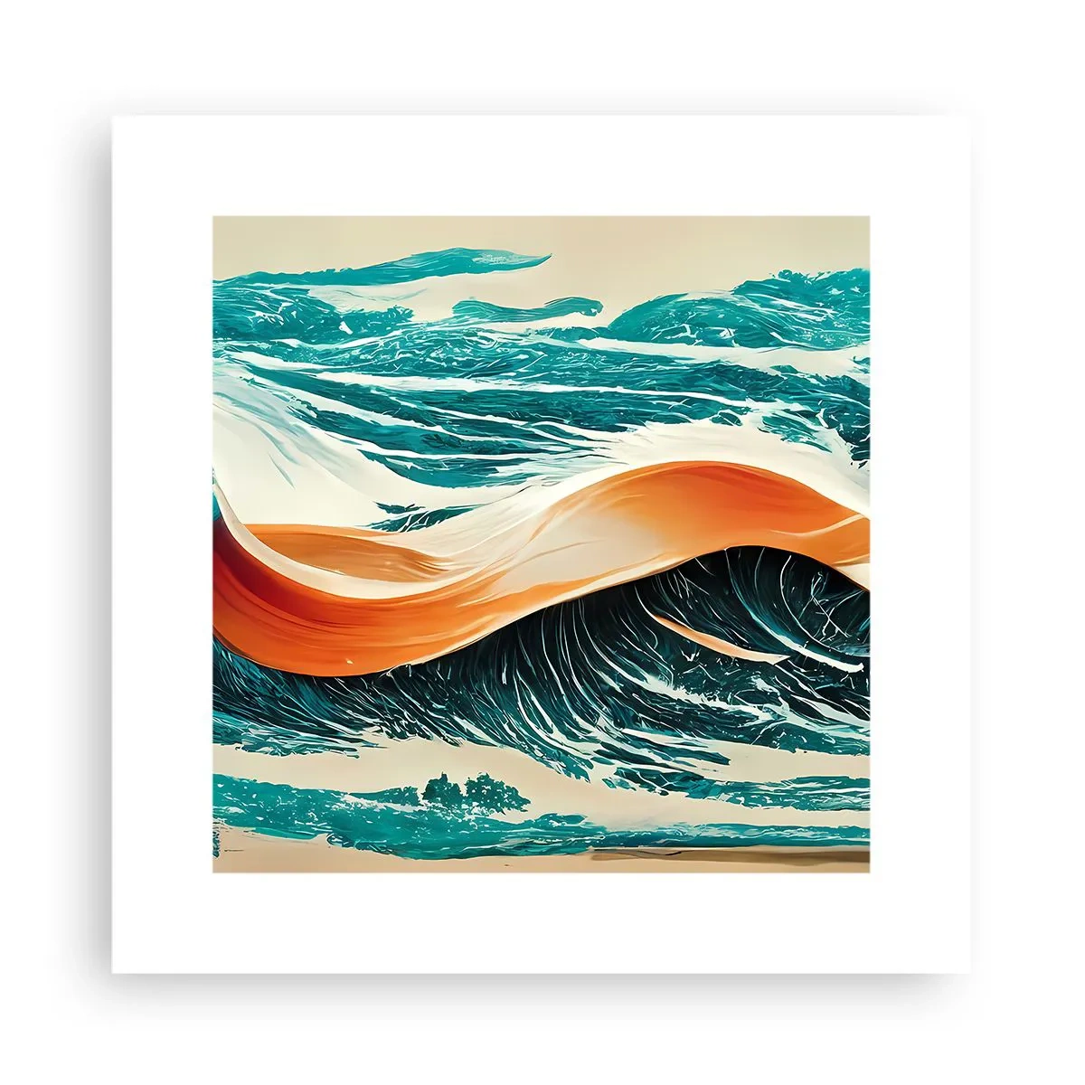 Poster - Surfer's Dream - 30x30 cm
