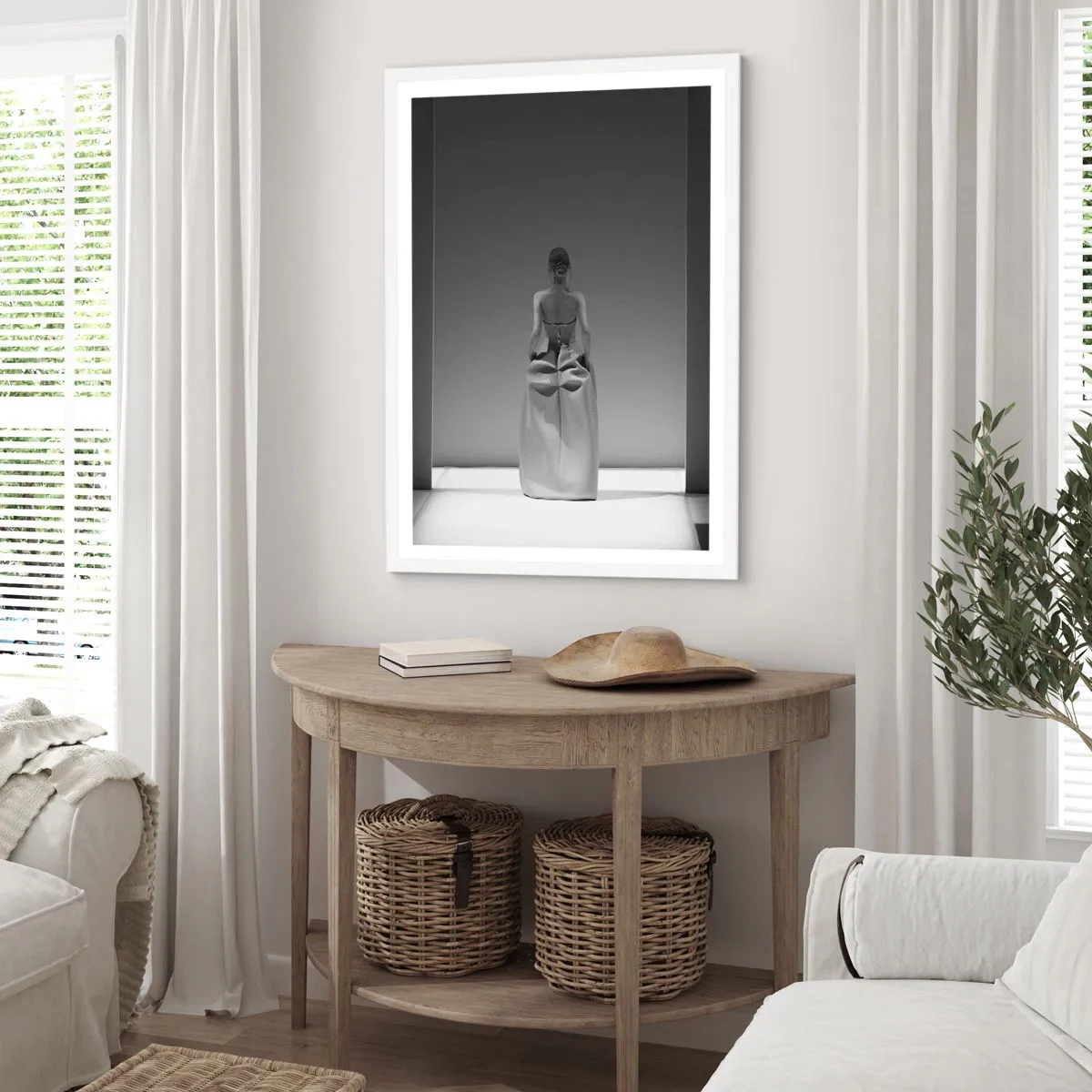 Poster in white frmae - Refined Simplicity - 40x50 cm