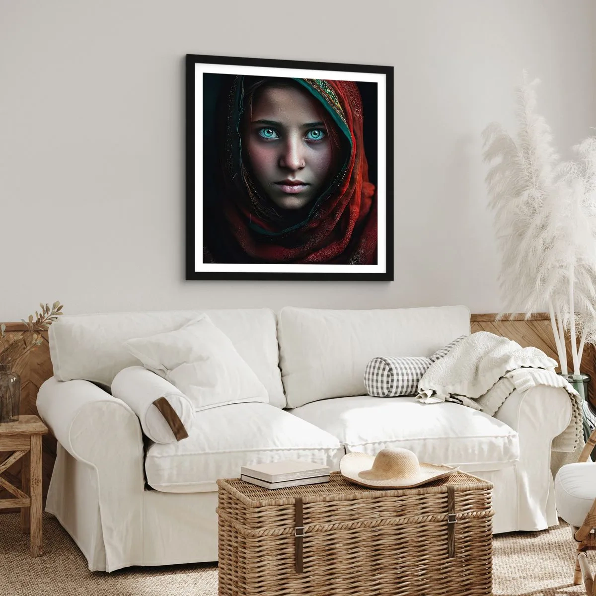 Poster in black frame - Eastern Princess - 30x30 cm