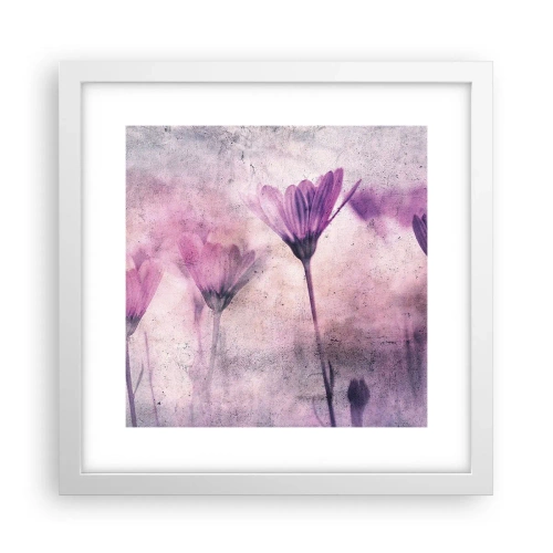 Poster in white frmae - Dream of Flowers - 30x30 cm