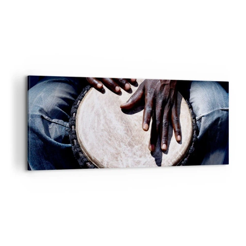 Canvas picture - Live at Your Own Rhythm - 100x40 cm