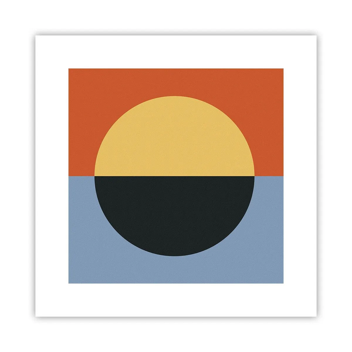 Poster - Composition of Warm and Cool - 30x30 cm
